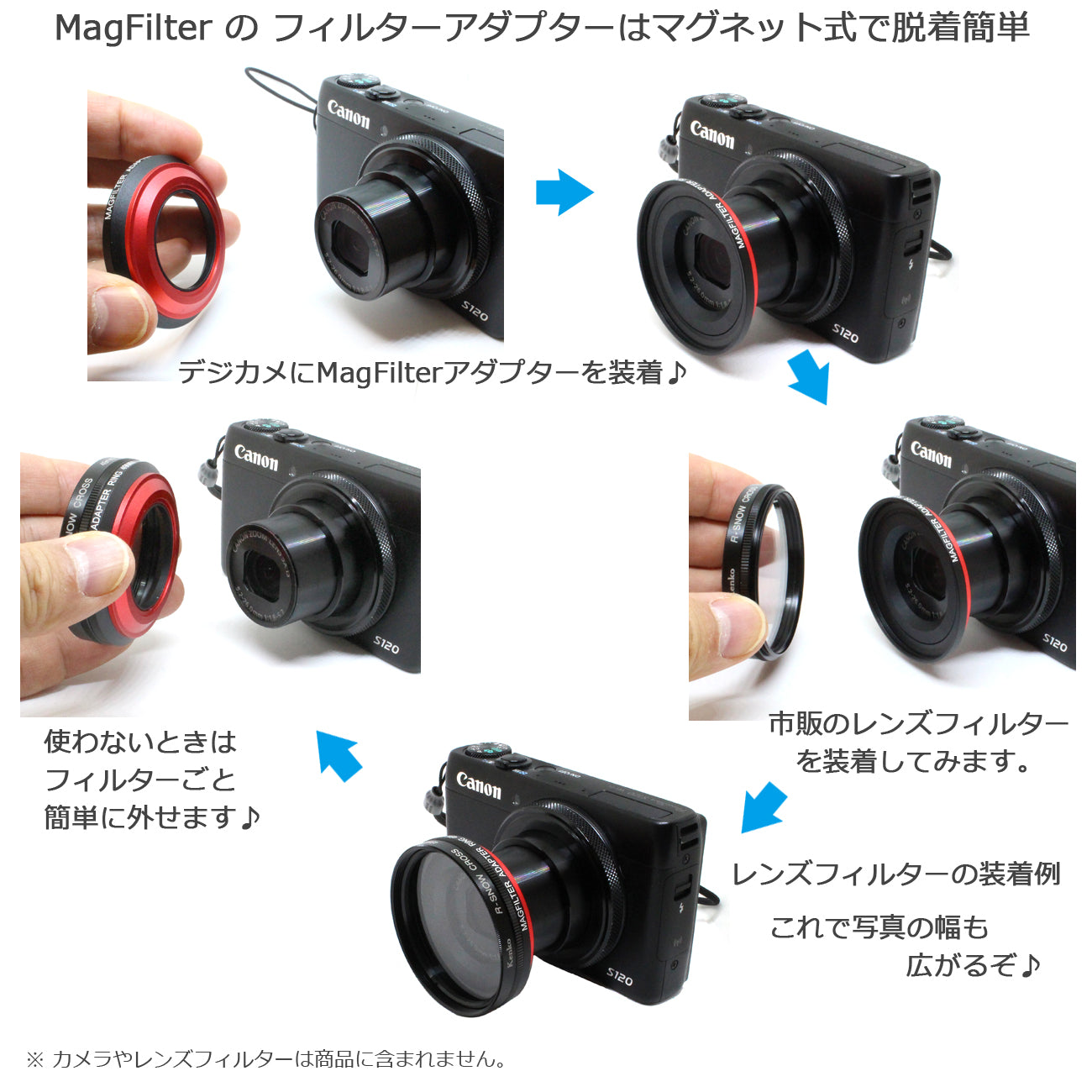 MagFilter Adapter （コンパクトデジカメ用 フィルターアダプター）
